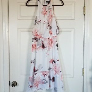 White House Black Market Floral Midi Dress